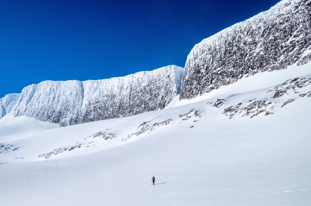 Topptur, guidad tur i svenska och norska fjällen